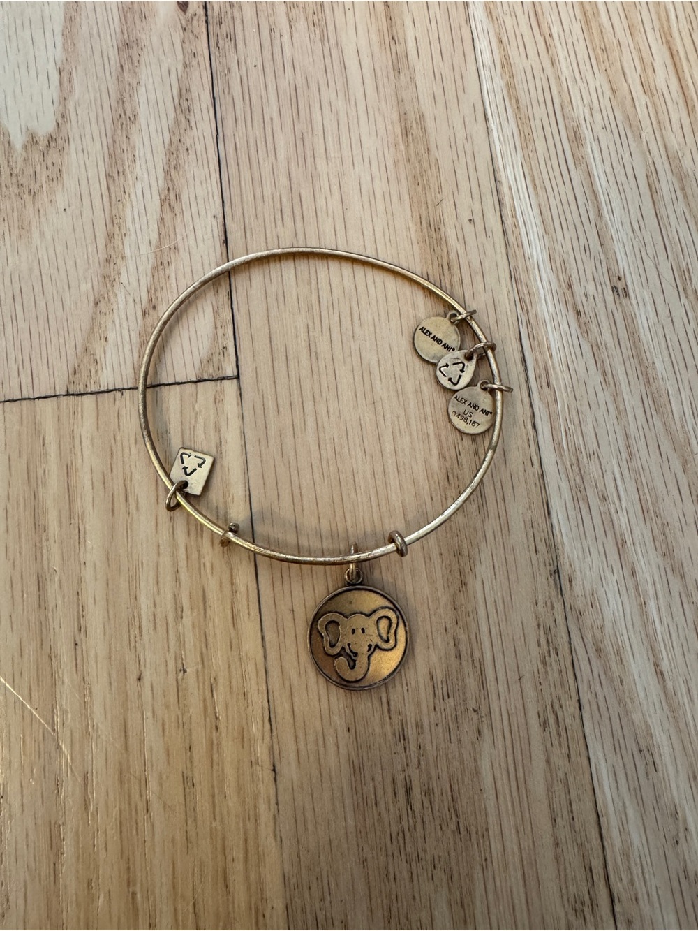 Alex & Ani Elephant Bracelet